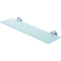 AMARE Luxus Regal Glasablage Edelstahl/Glas, 50 x 16 x 5,5 cm von Weles