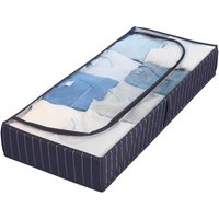 Unter Bett Kommode comfort Aufbewahrung Tasche Box 107x45 Kleider Schrank - blau - Wenko von Wenko