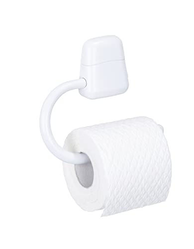 WENKO Toilettenpapierhalter Pure, Kunststoff (ABS), 17.5 x 15.5 x 3 cm, Weiß von WENKO