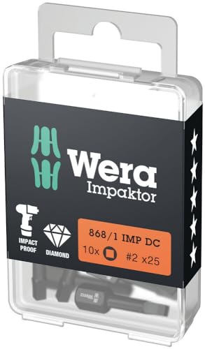 Wera Vierkant-Bit 2 D 6.3 10 St. von Wera