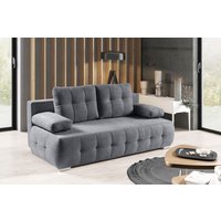 WERK2 Schlafsofa "Indigo", 2-Sitzer Sofa und Schlafcouch mit Federkern & Bettkasten von Werk2