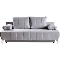 WERK2 Schlafsofa "Troya", 2-Sitzer Sofa und Schlafcouch mit Federkern & Bettkasten von Werk2