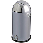 Wesco Edelstahl Abfalleimer 33 L 69 x 37,5 x 69 cm Silber 561362 von Wesco