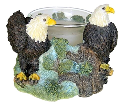 Westernranch Teelicht Teelichthalter mit Adler handbemalt aus Polyresin Westernranch Teelicht Teelichthalter mit Adler handbemalt aus Polyresin von Westernranch