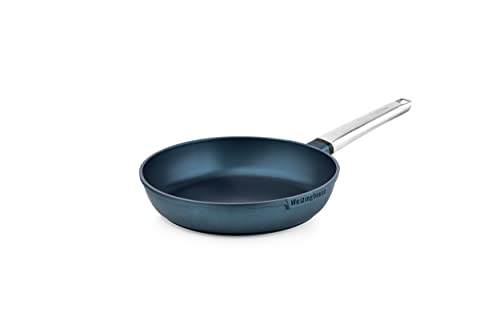 Westinghouse PERFORMANCE SERIES Bratpfanne, Beschichtete Pfanne 28 cm Induktion, Für alle Herdarten, Non Stick Frying Pan mit Cool-Touch Edelstahl-Griff, Ofenfest & Spülmaschinenfest, Blau von Westinghouse