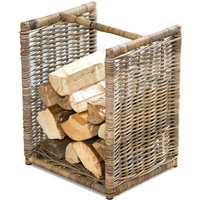 Rattan Kaminholzkorb Costa Natur 40x36x50 cm - Westmann von Westmann