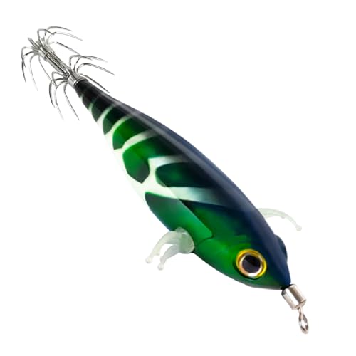 Wezalget Fishing Squid Köder | Leuchtköder für Tintenfisch und Oktopus,Kompakte Fluoreszierende Angelköder Für Angler Wezalget Fishing Squid Köder | Leuchtköder für Tintenfisch und Oktopus,Kompakte Fluoreszierende Angelköder Für Angler von Wezalget