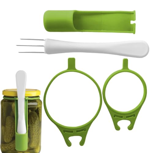 Wezalget Gurkenpicker-Set | Gurkenglasgabel Gurkengabel mit langem Griff Tragbares Gurkengreifer-Werkzeug Küchengurkenzange Lebensmittelgreifer Gurkenzubehör | für das Restaurant zu Hause Wezalget Gurkenpicker-Set | Gurkenglasgabel Gurkengabel mit langem Griff Tragbares Gurkengreifer-Werkzeug Küchengurkenzange Lebensmittelgreifer Gurkenzubehör | für das Restaurant zu Hause von Wezalget