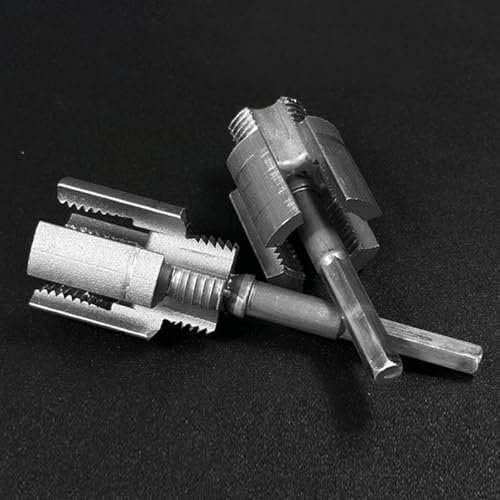 Wezalget Integriertes Werkzeug für Gewinde von Rohren innen und außen, Gewinde für PVC-Rohre innen und außen, Anschluss Schneiden Fräser Bohrer rutschfest Erweiterung Wasserschlauch Hydraulik Garten Wezalget Integriertes Werkzeug für Gewinde von Rohren innen und außen, Gewinde für PVC-Rohre innen und außen, Anschluss Schneiden Fräser Bohrer rutschfest Erweiterung Wasserschlauch Hydraulik Garten von Wezalget