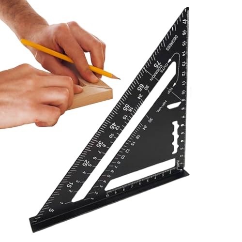 Wezalget Lineal | Metrischer Maßstab für Ingenieure und Techniker | Metall Winkelmesser Zum Präzisen Messen In Architektur Und Holzarbeiten Wezalget Lineal | Metrischer Maßstab für Ingenieure und Techniker | Metall Winkelmesser Zum Präzisen Messen In Architektur Und Holzarbeiten von Wezalget