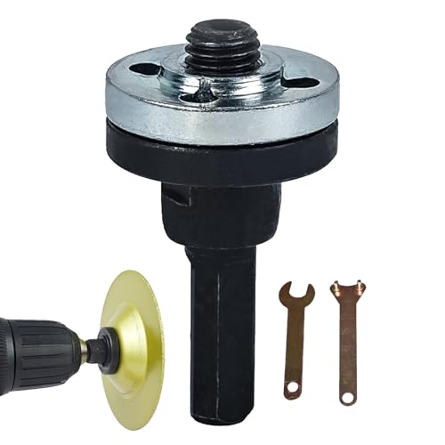 Wezalget Winkelschleifer Verlängerungsverbindungsstange | Winkelschleifer Wellenadapter Mit Maulschlüssel,Multifunktionales Verstellbares Schleifscheibenzubehör Für Metall Holz Jade Wezalget Winkelschleifer Verlängerungsverbindungsstange | Winkelschleifer Wellenadapter Mit Maulschlüssel,Multifunktionales Verstellbares Schleifscheibenzubehör Für Metall Holz Jade von Wezalget