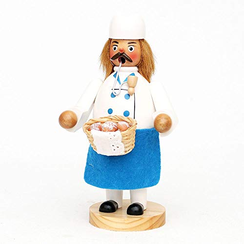 Wichtelstube-Kollektion Holz Räuchermann Räuchermännchen Räucherfigur Bäcker mit Brotkorb 11 x 10 x 20 cm Wichtelstube-Kollektion Holz Räuchermann Räuchermännchen Räucherfigur Bäcker mit Brotkorb 11 x 10 x 20 cm von Wichtelstube-Kollektion