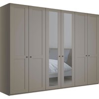 WIEMANN Drehtürenschrank "Göteborg, mit 95 Öffnungswinkel, Made in Germany", inkl. Spiegel und Türendämpfung, moderner Landhausstil von Wiemann