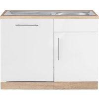 wiho Küchen Spülenschrank ""Cali"", 110 cm breit, inkl. Tür/Sockel für Geschirrspüler von Wiho Küchen