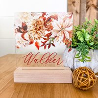 Blumen Nachtlicht, Personalisierte Schlafzimmer Boho Kinderzimmer, Leuchtschild, Kinder Schlafzimmer, Geburtstagsgeschenk von WillowBeeSigns