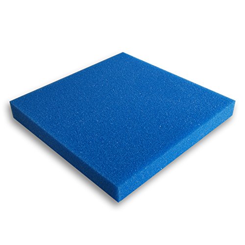 Filtermatte Schaumstoff 50x50x5cm 20ppi Teichfilter Aquarienfilter Filter Wasser von Wiltec