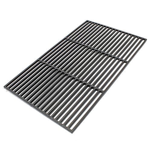 Gusseisen Grillrost eckig 60 x 40 cm massiv für Holzkohlegrill Gasgrill von Wiltec