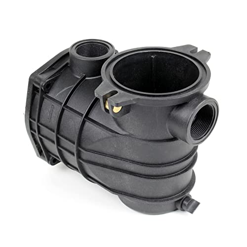 XPOtool Ersatzteil für Schwimmbadpumpe Pumpenkörper schwarz Poolpumpe Abstand Auslass/Einlass 205mm von Wiltec