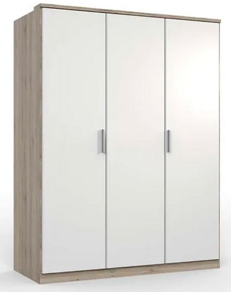 Wimex Kleiderschrank Kiel (Kiel, 1-St., Kleiderschrank) 135x58x174cm Eiche sanremo / weiß von Wimex