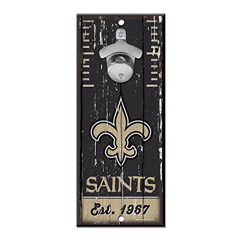 Wincraft New Orleans Saints NFL Schild mit Flaschenöffner von Wincraft