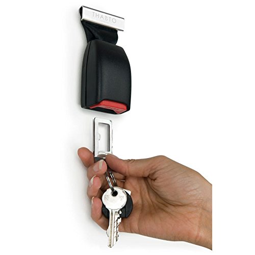 Winkee - Gurtschloss Schlüsselhalter mit Flaschenöffner - Autogurt Schlüsselbrett Schlüsselboard Gurt Keyrack von Winkee