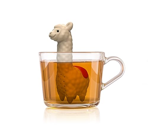 Winkee - Cute Animal Teesieb | Tee Ei für losen Tee | Tea Infuser lustig | Teesieb für Tasse | Gewürzsieb Silikon | Teekugel-Tier-Figur von Winkee