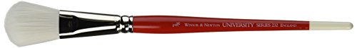 Winsor & Newton 5418010 - University Künstler Flachpinsel Nr.10 - für Ölfarbe, Acrylfarbe und Aquarellfarbe von Winsor & Newton
