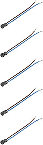 5er Set WireThinX G4 Lampenfassung mit Zwillingslitze max. 100 W/24 V (DC), 0,15 m Kabel, Kunststoff/Silikon von WireThinx