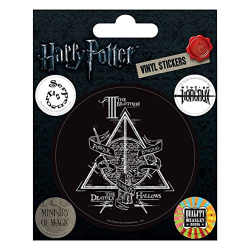 Harry Potter - Symbols, Vinyl-Aufkleber, 10 x 12.5 cm von Pyramid International