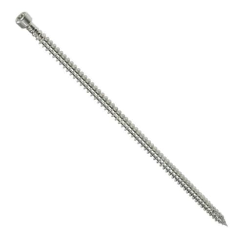 WKFC TORX Holzbauschrauben Konstruktionsschrauben Vollgewinde Zylinderkopf ETA (50 Stück - Ø8mm x 220mm TX40) von Wkret-Met