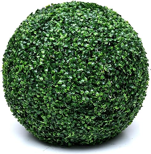 WlP Künstliche Mini-Kunstgras-Pflanzenkugel Buchsbaumkugel Künstliche Topiary-Kugel for Den Innen- Und Außenbereich, UV-beständig Dekorative Grünkugel Garten-Hochzeitsdekoration (Size : 48cm) von WlP