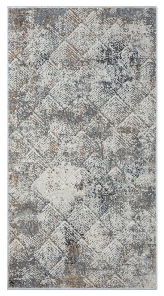 Teppich MY-RUG Malin, Kurzflor-Teppich 150x80cm, Wohnando, rechteckig, Höhe: 10 mm, weich, gemütlich, mit schönem Muster, flachgewebt von Wohnando