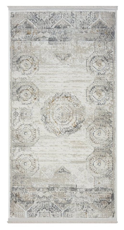 Teppich MY-RUG Olav, Kurzflor-Teppich 150x80cm, Wohnando, rechteckig, Höhe: 12 mm, weich, gemütlich, mit schönem Muster, flachgewebt von Wohnando