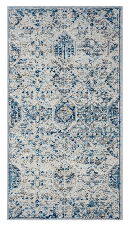 Teppich MY-RUG Ylva 2, Kurzflor-Teppich 150x80cm, Wohnando, rechteckig, Höhe: 10 mm, weich, gemütlich, mit schönem Muster, flachgewebt von Wohnando