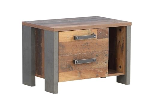 Wohnorama Nachtkommode Clif Old-Wood Vintage/Beton Wohnorama Nachtkommode Clif Old-Wood Vintage/Beton von Wohnorama