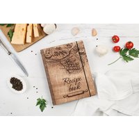 Erbs-Kochbuch /Holz Benutzerdefinierte Rezepte Buch /Familie Erbstück /Geschenk Für Mama/Personalisieren Koch Rezept Buch/Leere Buch/Jahrestag von WoodTodayEU