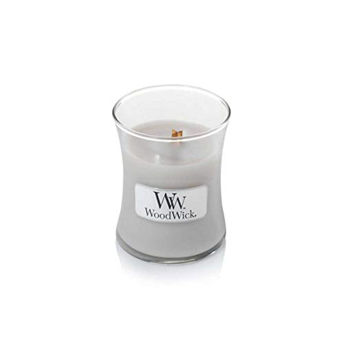 Woodwick Warm Wolle Kleines Glas Kerze, N/Navy, 10, 4 x 9 x 8, 4 cm von WoodWick