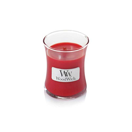 Woodwick Crimson Berries Duftkerze im Glas, klein von WoodWick