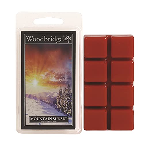 Woodbridge Duftwachs-Melts für Deine Duftlampe Mountain Sunset (68g) 8 Duftwachswürfel mit je 10h Duftdauer für Dein Lieblingsaroma Zuhause WWM035 von Woodbridge