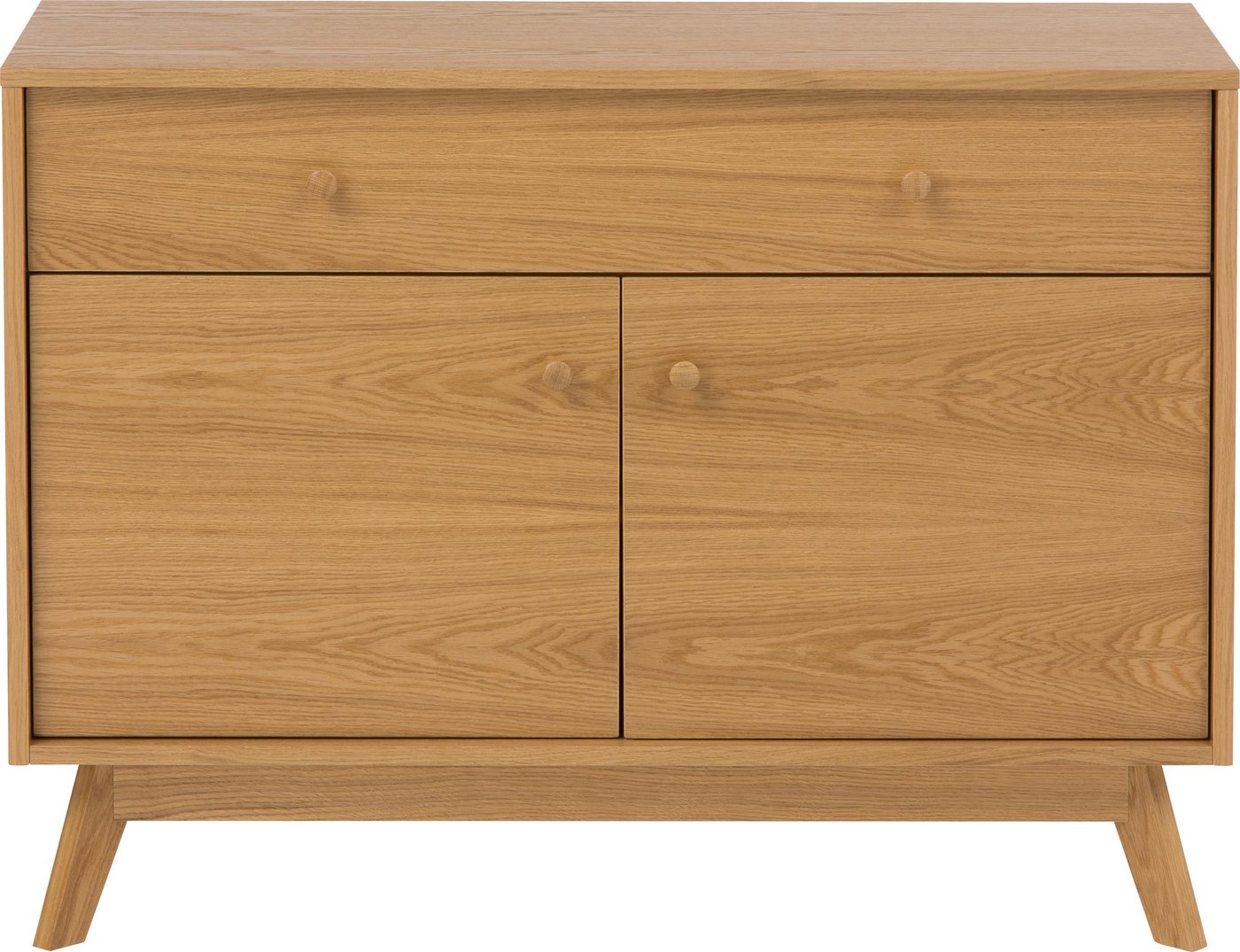 Woodman Sideboard Bjórgvin, Breite 100 cm, im schlichten skandinavischen Design von Woodman