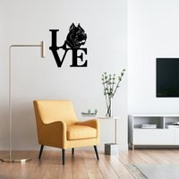 Cane Corso Hund Love Schild, Hundezimmer Dekor, Geburtstag, Mama Geschenk, Hundeliebhaber Personalisiert von WoodyardStore