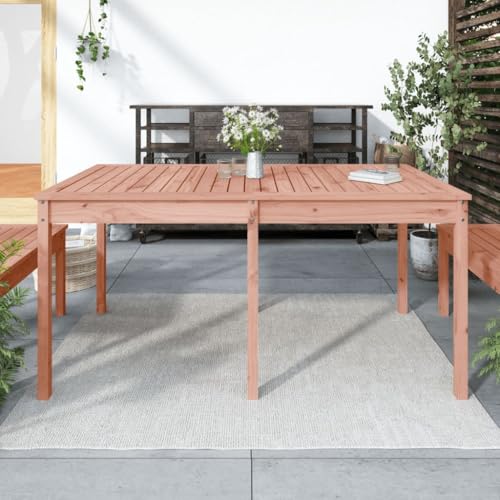 Woonisher Gartentisch 159,5x82,5x76 cm Massivholz Douglasie Kunststoff gartentisch wetterfest Woonisher Gartentisch 159,5x82,5x76 cm Massivholz Douglasie Kunststoff gartentisch wetterfest von Woonisher