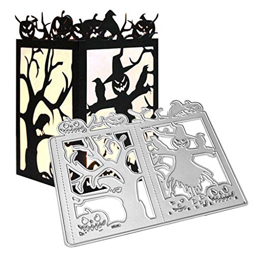 WuLi77 Halloween Kürbis Metall Stanzschablone Die Stanzen Zum Basteln Von Karten, Prägeschablone Für Scrapbooking, DIY Album, Papier, Karten, Kunst, Dekoration von WuLi77