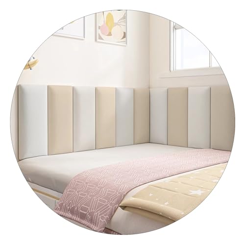 Wzmazingly Kopfteil Schälen Und Kleben, Wandmontage Kopfteil Queen/King Size, 3D Selbstklebend Wandpaneele Für Schlafzimmer-Bett-Backsplash von Wzmazingly