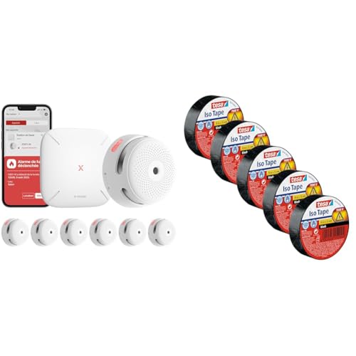 X-Sense XS01-M ProConnected Rauchmelder mit SBS50 Basisstation & tesa Isolierband im 5er Pack- Selbstklebendes Isolierband, hitzebeständig X-Sense XS01-M ProConnected Rauchmelder mit SBS50 Basisstation & tesa Isolierband im 5er Pack- Selbstklebendes Isolierband, hitzebeständig von X-Sense