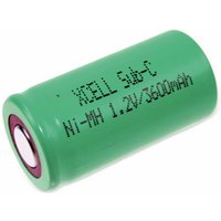 Xcell - Akku Sub-C 1,2V / 3600mAh X3600SCR von XCell