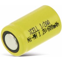 Xcell - NiMH-Akku, Industriezelle, 1/2 aa, 25,5x14,5mm, 1,2V/600mAh von XCell