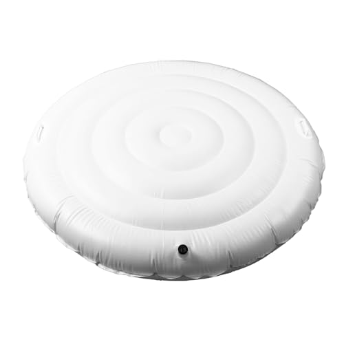 XHTLLO Faltbare, Energiesparende 4,5 Fuß Runde Aufblasbare Whirlpool-Abdeckung Für Außenwannen von XHTLLO