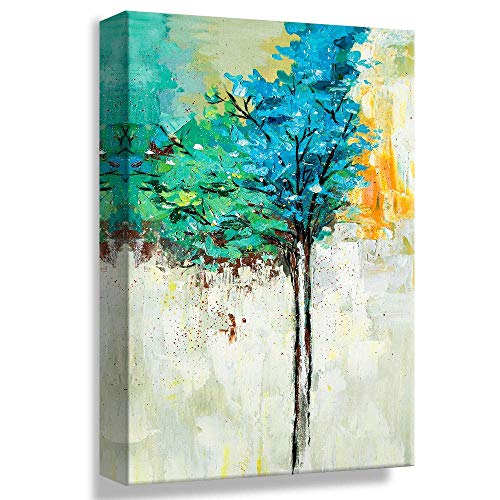 XIANGPEIFBH Wandkunst Druck Leinwand Malerei Farbe Graffiti abstrakten Baum schönes Bild Kunstwerk für Wohnkultur Leinwand Poster 60x80 cm / 23,6"x 31,5" Kein Rahmen von XIANGPEIFBH