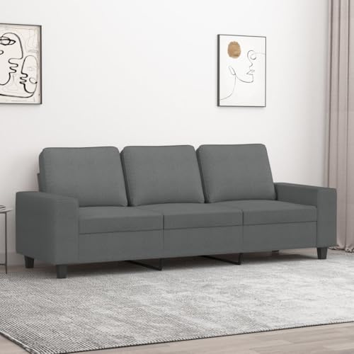 XINCXIN 3-Sitzer-Sofa, Wohnzimmer Sofa bodensofa, Gästesofa, Platzsparende schlafcouch, Günstig gästesofa Sofas, Geeignet für 0ffice Apartments Attics Living Rooms Dunkelgrau 180 cm Stoff XINCXIN 3-Sitzer-Sofa, Wohnzimmer Sofa bodensofa, Gästesofa, Platzsparende schlafcouch, Günstig gästesofa Sofas, Geeignet für 0ffice Apartments Attics Living Rooms Dunkelgrau 180 cm Stoff von XINCXIN